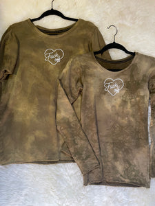 XXL/XXXL Hemp Fleece “Fuck off” Embroidered Long Sleeve