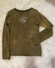 Load image into Gallery viewer, LG Hemp Fleece “Fuck off” Embroidered Long Sleeve Wazil_ Collab