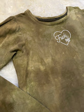 Load image into Gallery viewer, XL/XXL Hemp Fleece “Fuck off” Embroidered Long Sleeve Wazil_ Collab