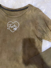 Load image into Gallery viewer, LG Hemp Fleece “Fuck off” Embroidered Long Sleeve Wazil_ Collab