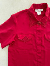 Load image into Gallery viewer, Sz 14 Vintage ‘Cathy Che’ button down