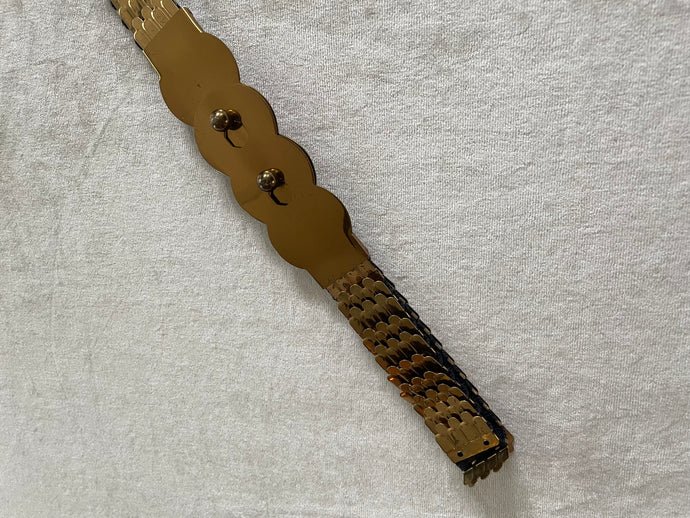 Vintage gold waist belt