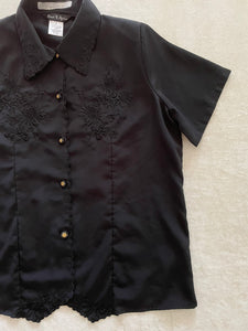 XL Vintage embroidered ‘Once Again ’ button down