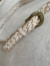 Load image into Gallery viewer, Vintage leather braided belt