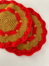 Load image into Gallery viewer, Retro Vintage handmade crocheted placemats